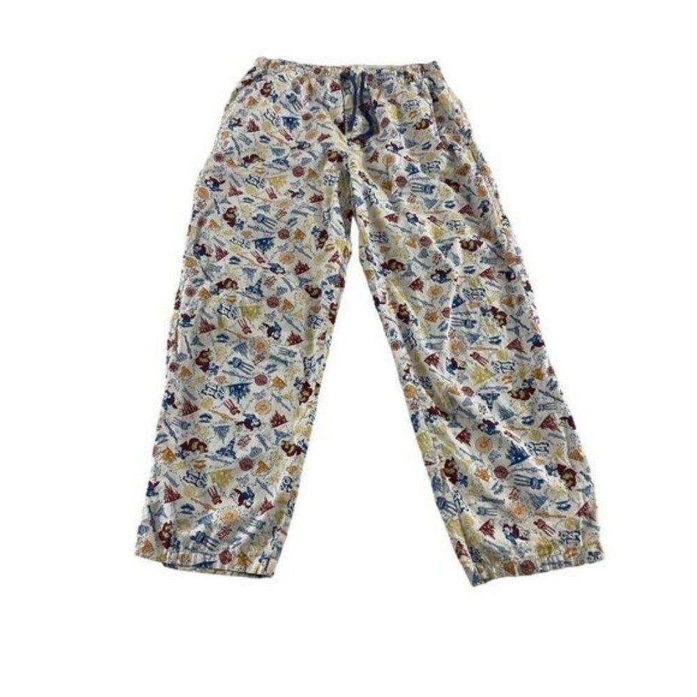 Disney Parks Men's Authentic All Over Print Pajama Bottoms - Large
